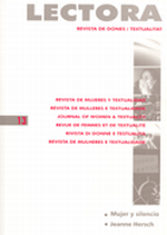 Lectora 13. Revista de dones i textualitat - Mujer y silencio / Jeanne Hersch