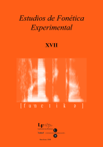 Estudios de Fonética Experimental XVII