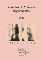 Estudios de Fonética Experimental XVIII
