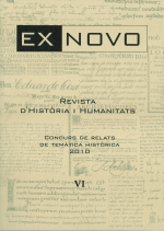 Ex Novo VI. Revista d’Història i Humanitats