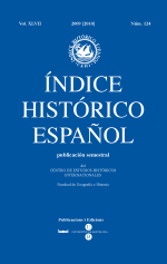 Índice Histórico Español volumen XLVII núm. 124, año 2009 [2010]
