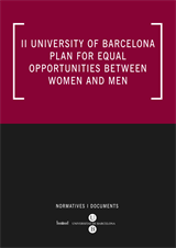 II University of Barcelona plan for equal opportunities between women and men