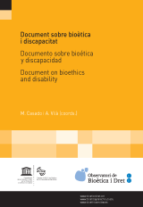 Document sobre bioètica i discapacitat
