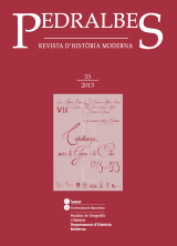 Pedralbes 33. Revista d’Història Moderna (2013)