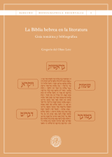 Biblia hebrea en la literatura, La. Guía temática y bibliográfica (eBook)
