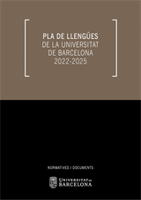 Pla de llengües de la Universitat de Barcelona 2022-2025 (eBook)